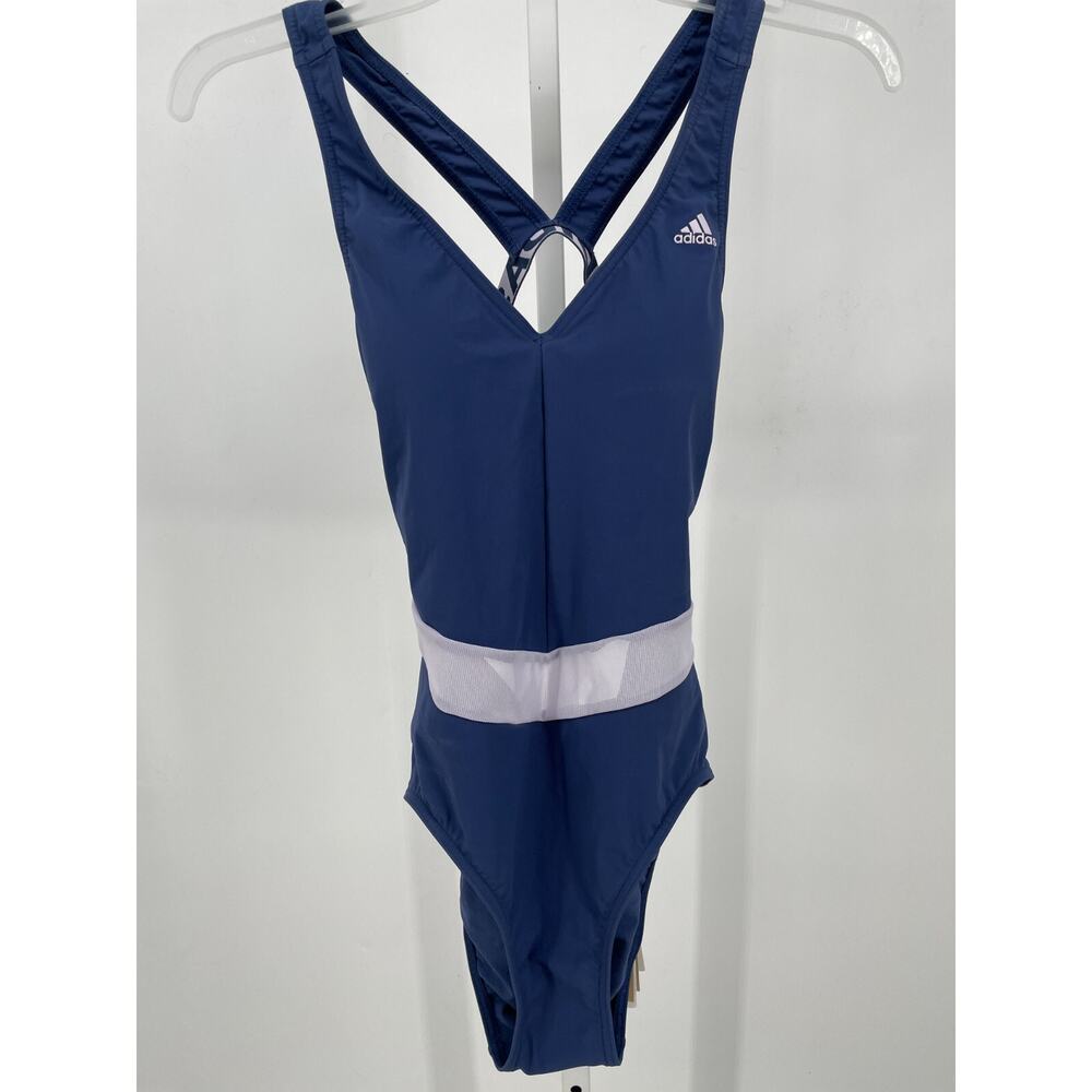 Adidas Womens SH3.RO V S One Piece Swimsuit 6C Purple Tint Racerback FR2151